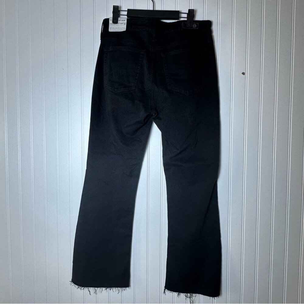 AG Adriano Goldschmied FARRAH BOOT CROP SULFUR BLACK NWT SZ 30 CROPPED BOOTCUT - Picture 7 of 16